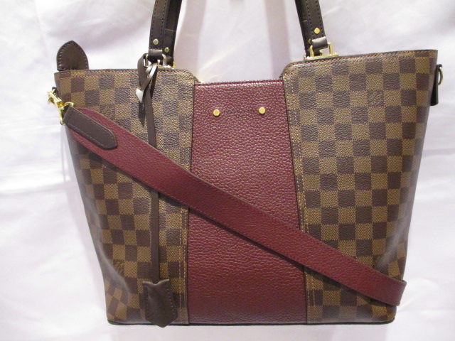 Louis Vuitton-Jersey Damier Ebene Taurillon Bordeaux | Couture Traders | Buy, Sell, Trade