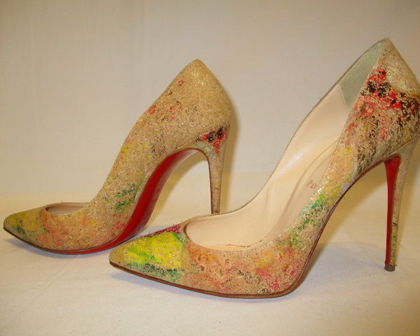 Christian Louboutin-Pigalle Follies 100 Blooming Pumps