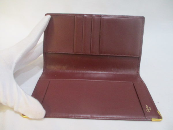 Cartier-Leather Bifold Organizer - Couture Traders