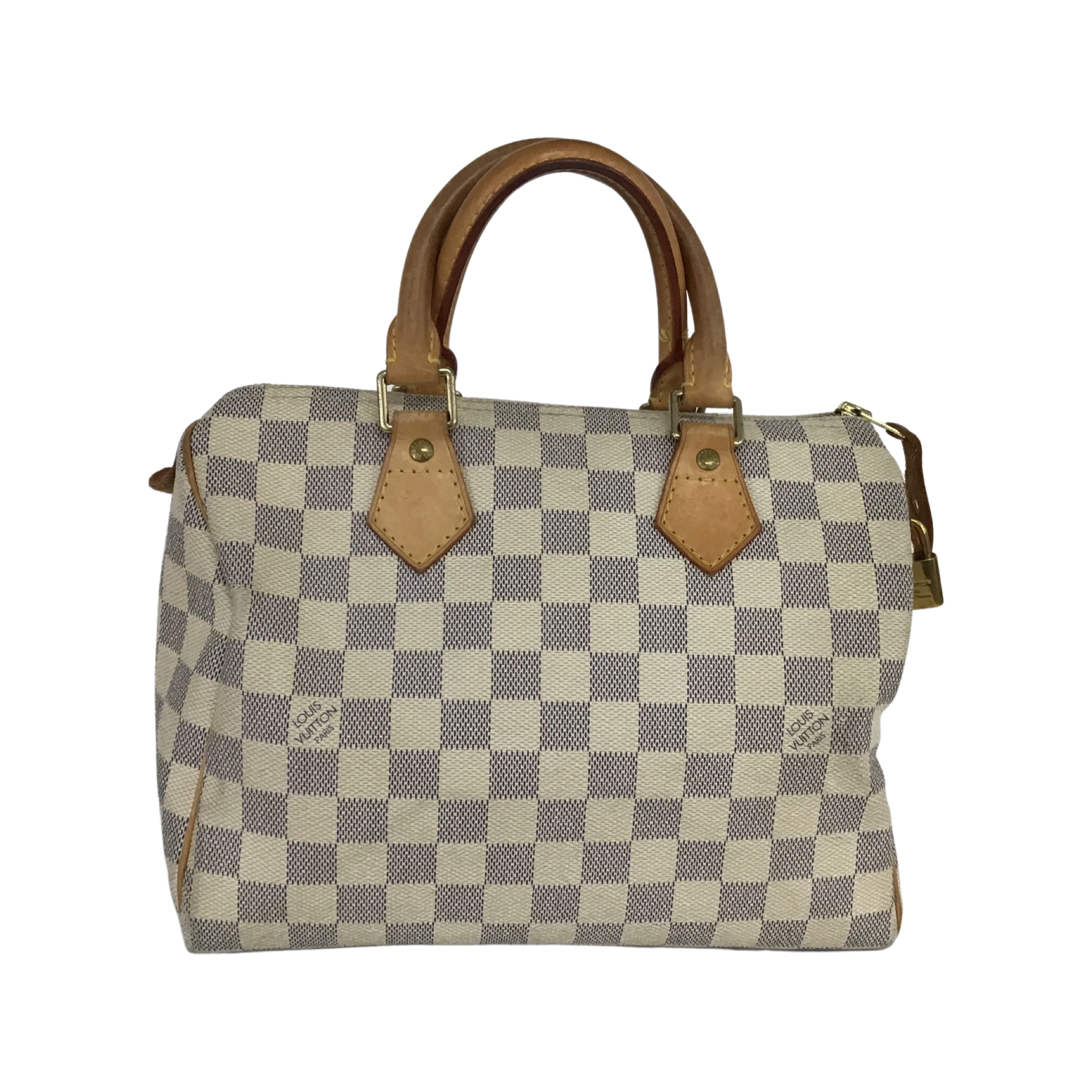 Louis Vuitton-Damier Azur Speedy 25 Handbag - Couture Traders