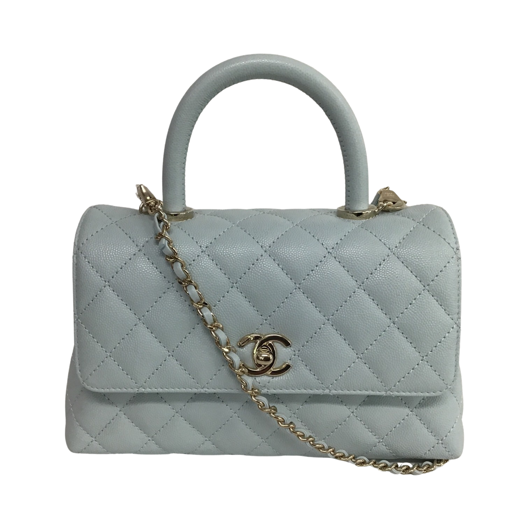 Chanel-Coco Handle Single Flap Shoulder Bag - Couture Traders